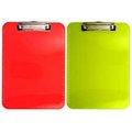 Ceo Plastic Clipboard- Letter- Holds .50in. of Paper- Neon Yellow CE875189